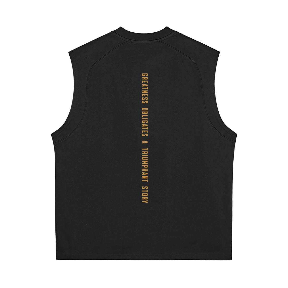 Gold Logo Quick-Dry Cooling Tank Top