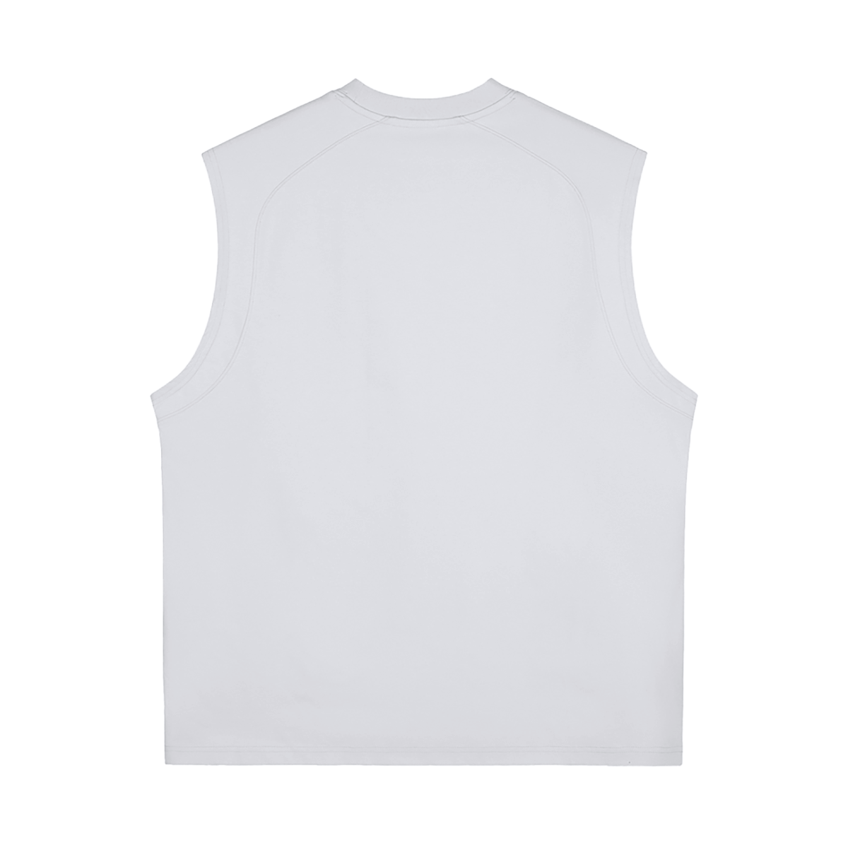 White Logo Quick-Dry Cooling Tank Top