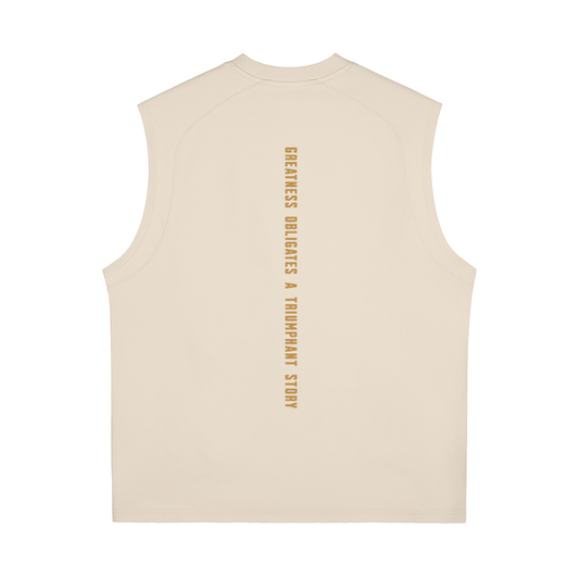 Gold Logo Quick-Dry Cooling Tank Top