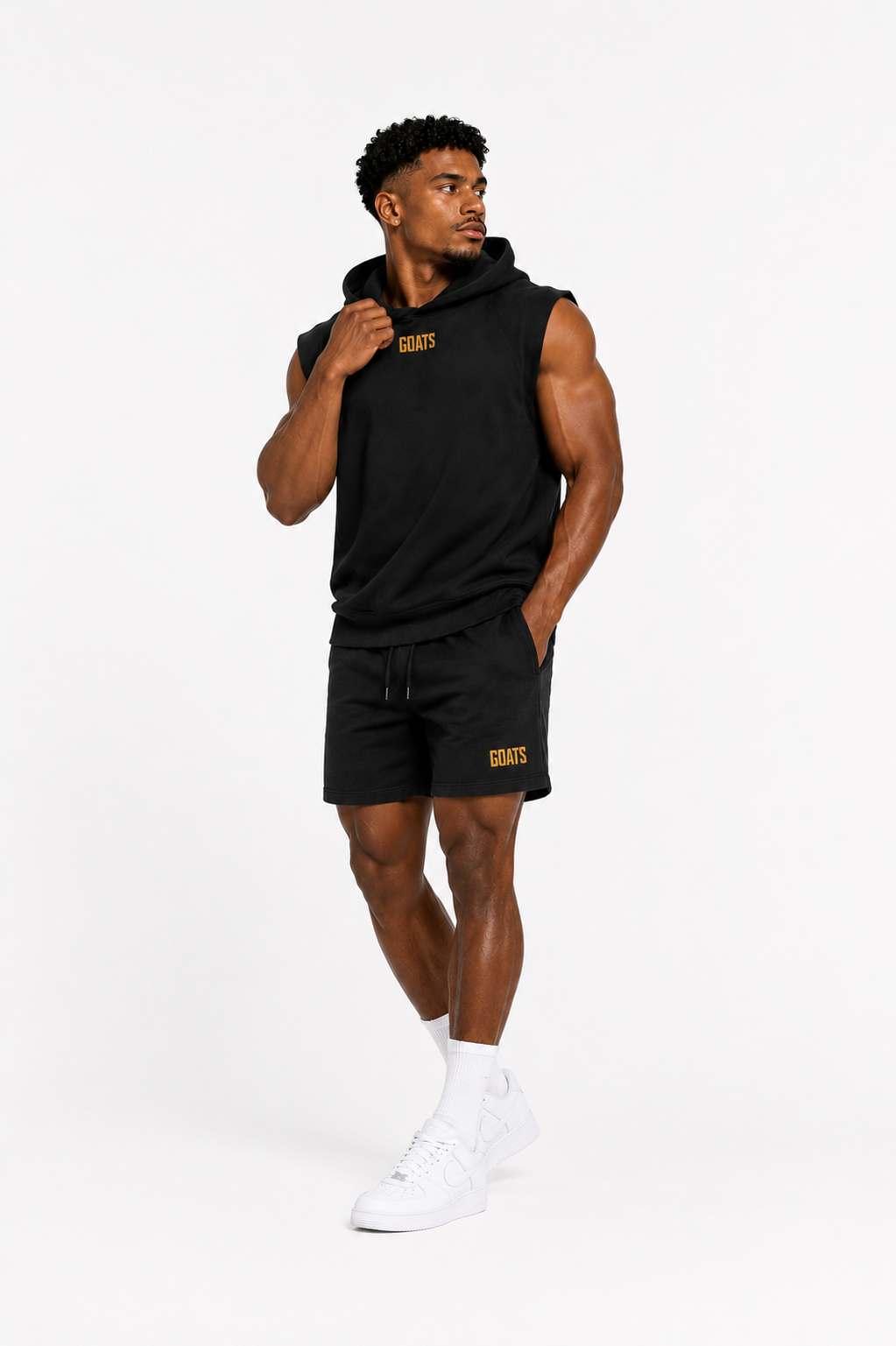 Muscle hoodie and shorts collection