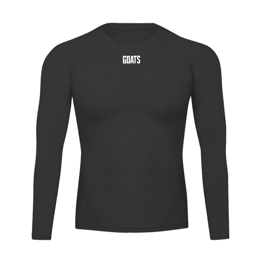 White Logo Performance Long Sleeve T-Shirt
