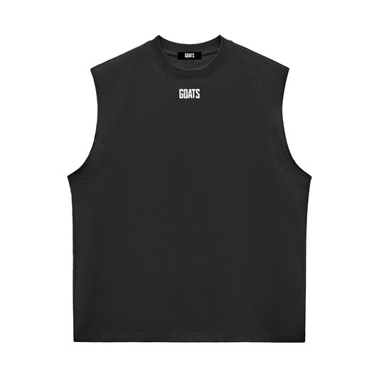 White Logo, Back Slogan Quick-Dry Cooling Tank Top