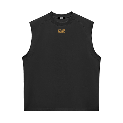 Gold Logo Quick-Dry Cooling Tank Top