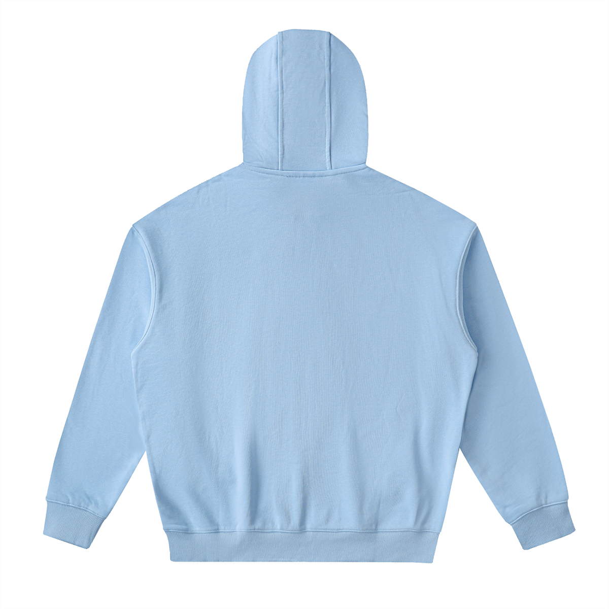 Gold Logo Drop-Shoulder Zip Up Hoodie