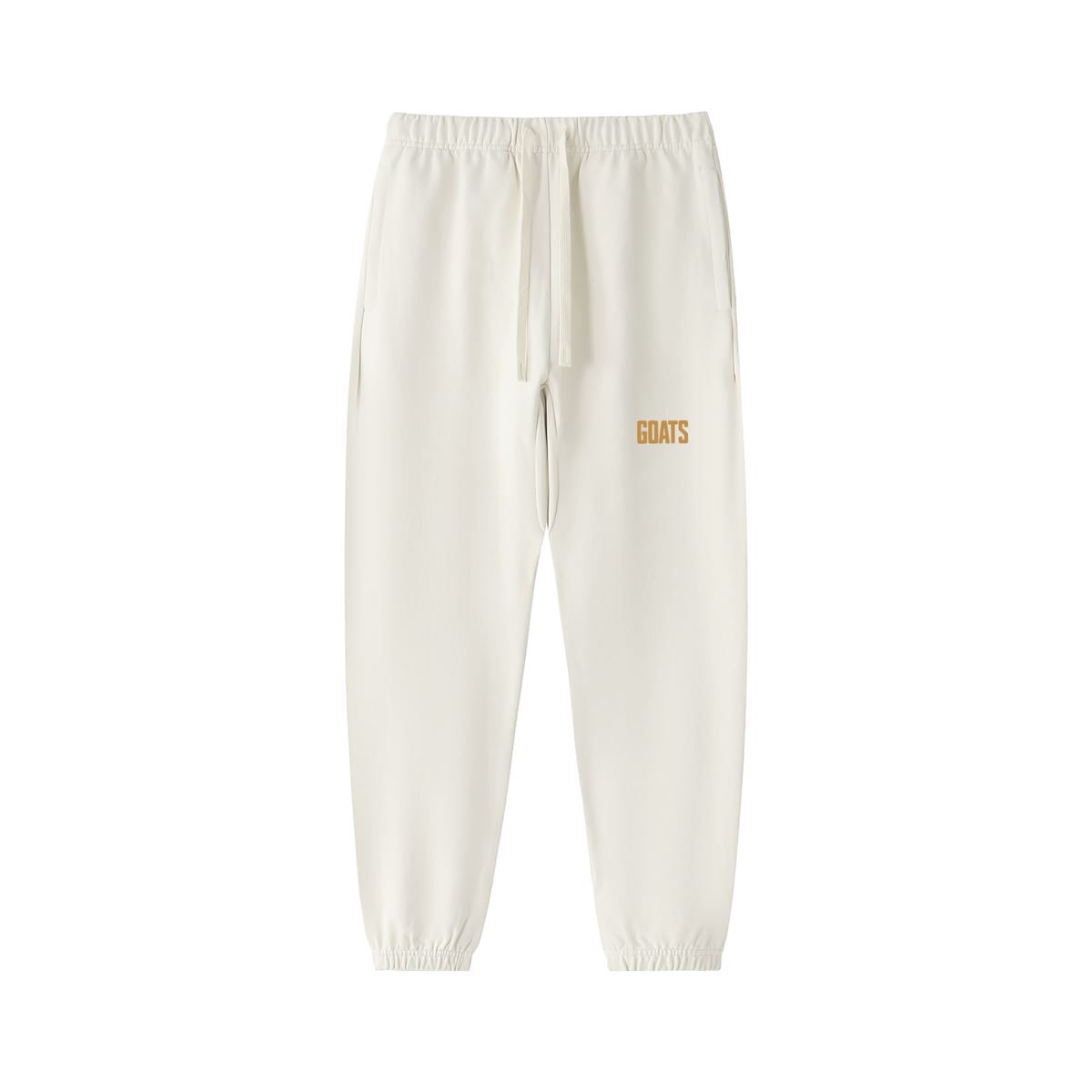 Gold Logo Heavyweight Cotton Sweatpants