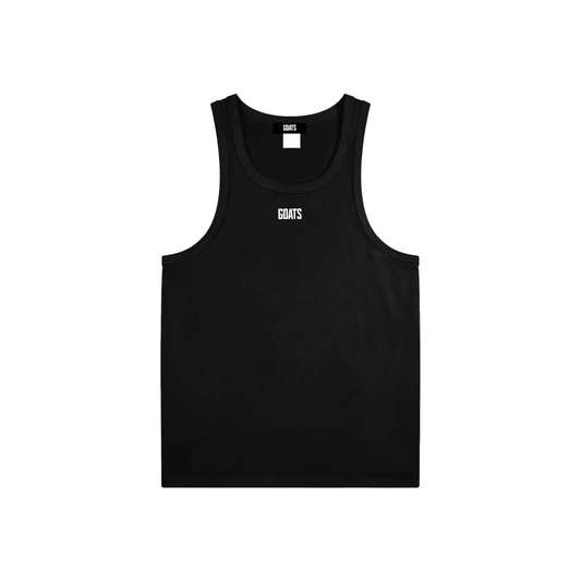 White Logo Performance Tank Top
