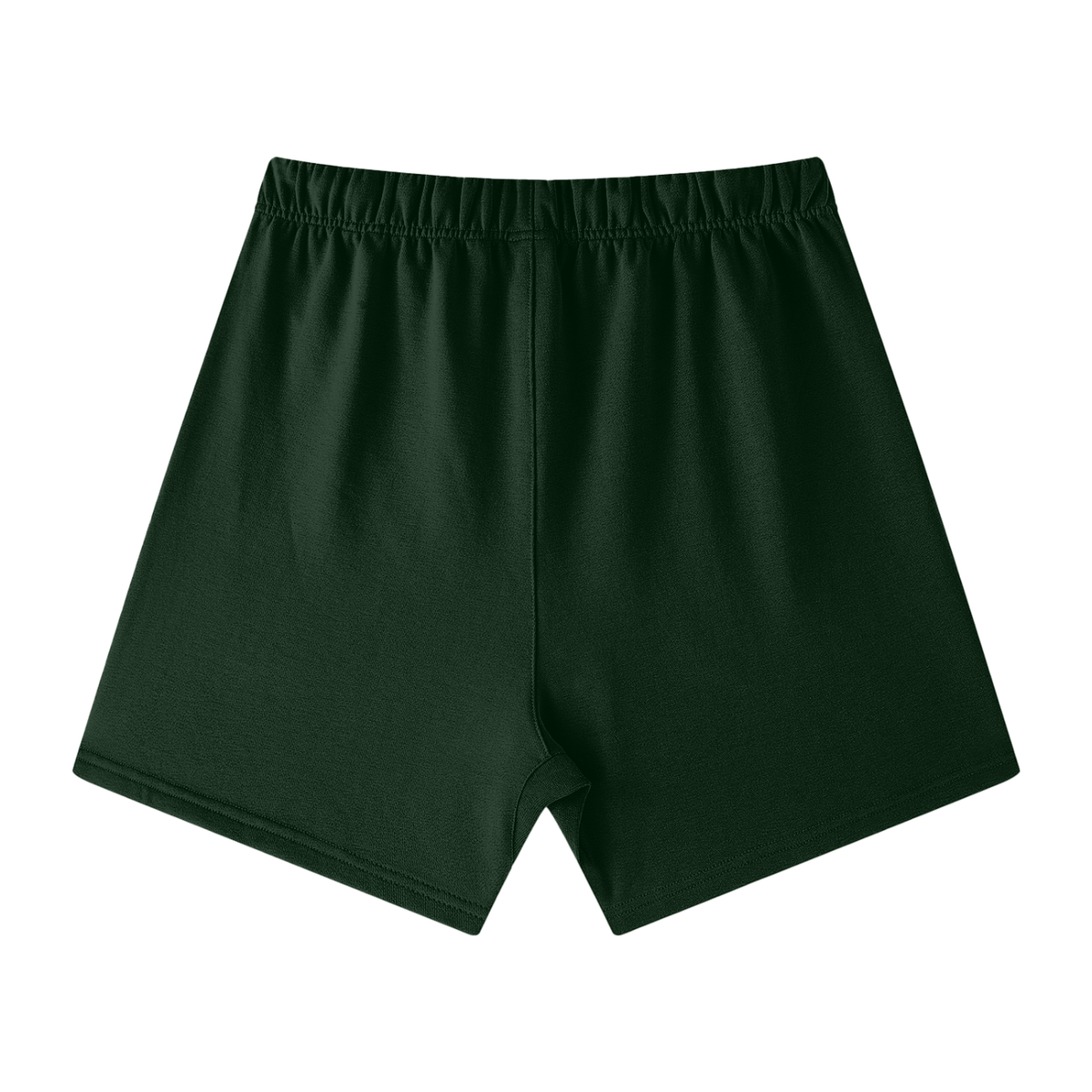 Gold Logo Loose Fit Cotton Shorts