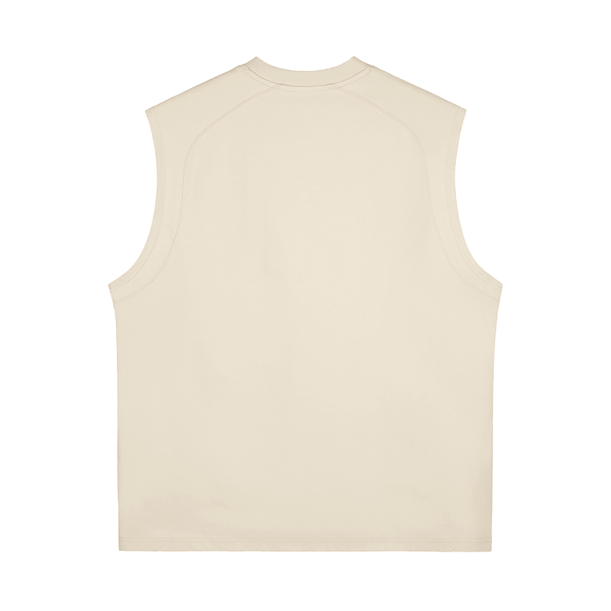 Gold Logo Skin tone tank top and shorts outfit