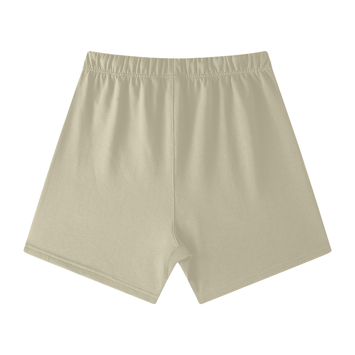 Gold Logo Loose Fit Cotton Shorts
