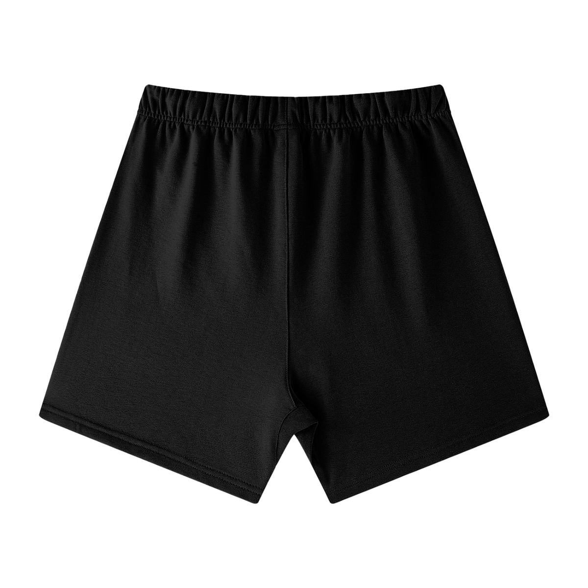 Gold Logo Loose Fit Cotton Shorts