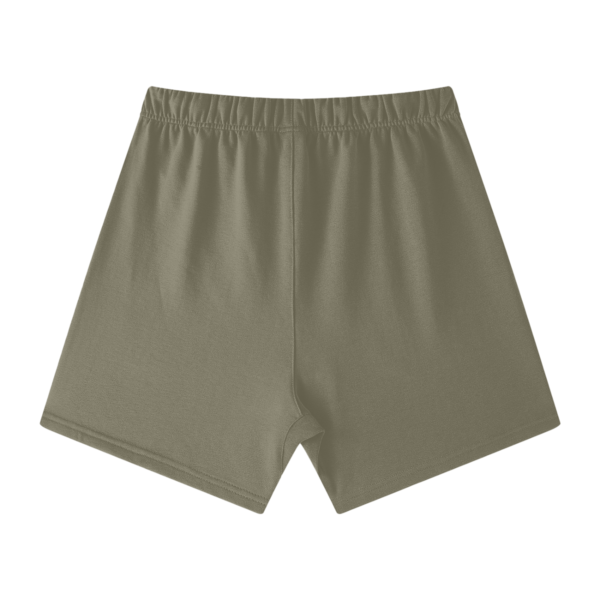 Gold Logo Loose Fit Cotton Shorts