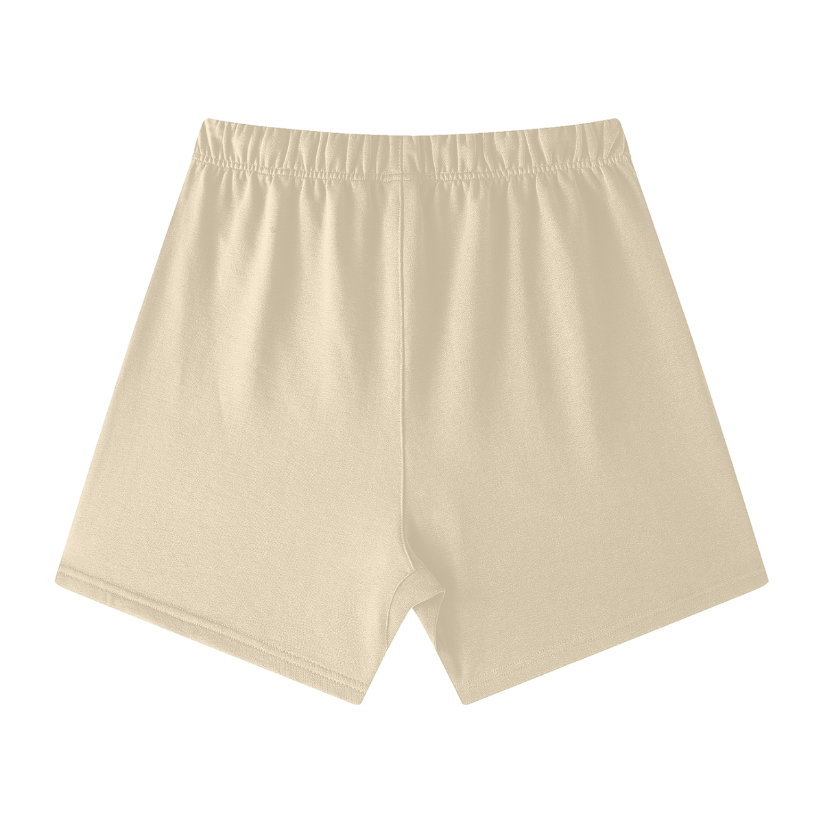 Gold Logo Loose Fit Cotton Shorts