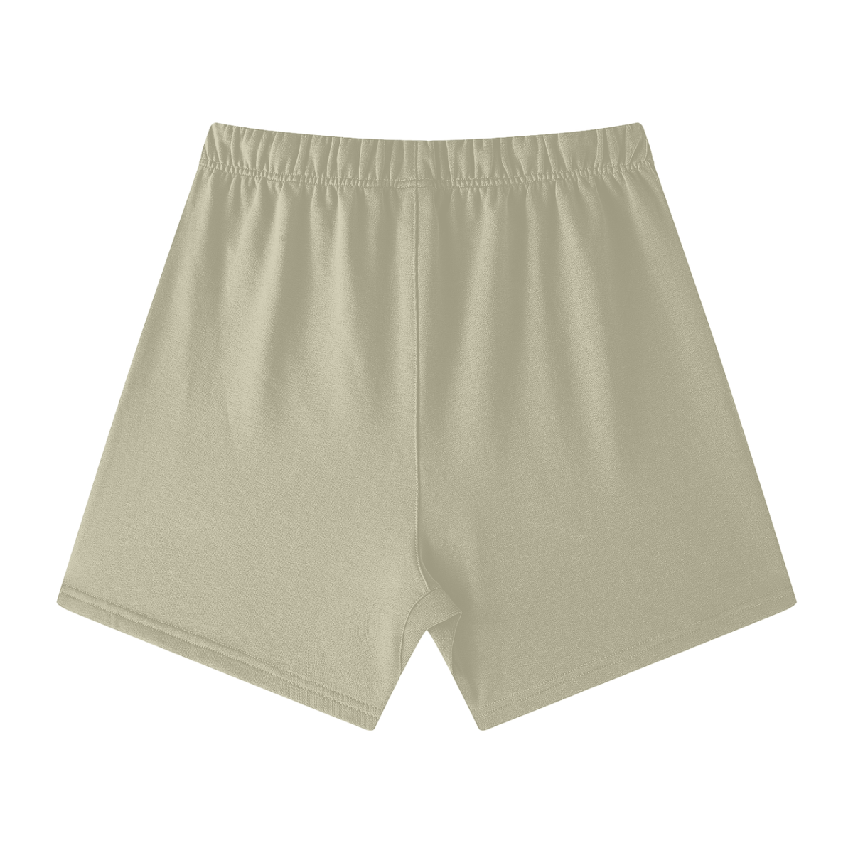 Gold Logo Loose Fit Cotton Shorts