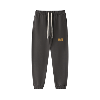 Gold Logo Heavyweight Cotton Sweatpants
