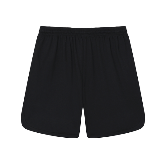 White Logo Mesh-Lined Quick-Dry Performance Shorts