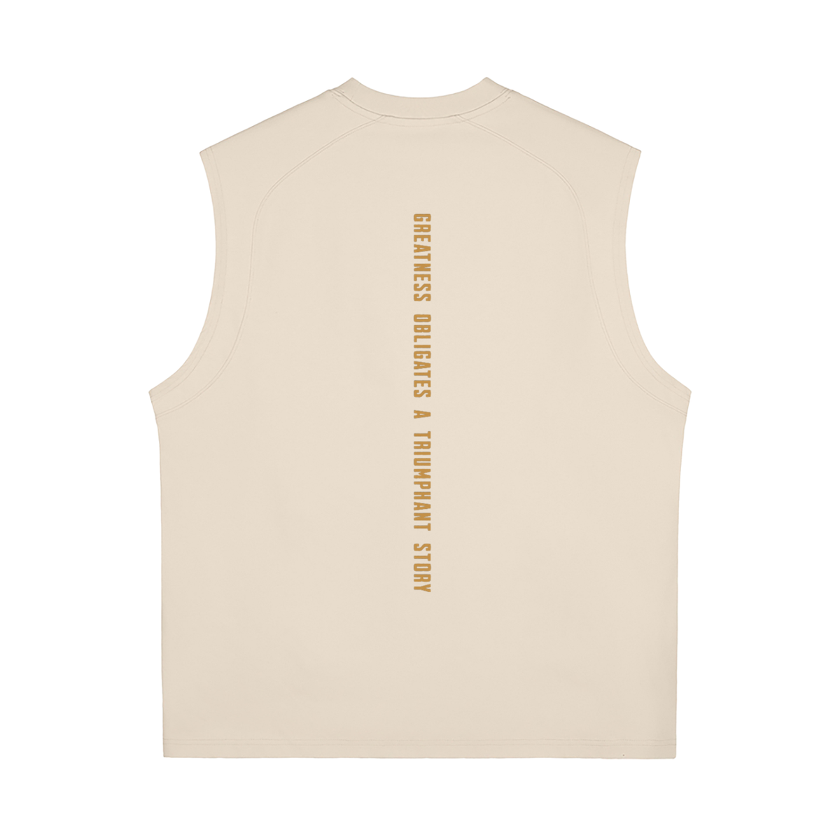 Gold Logo Quick-Dry Cooling Tank Top