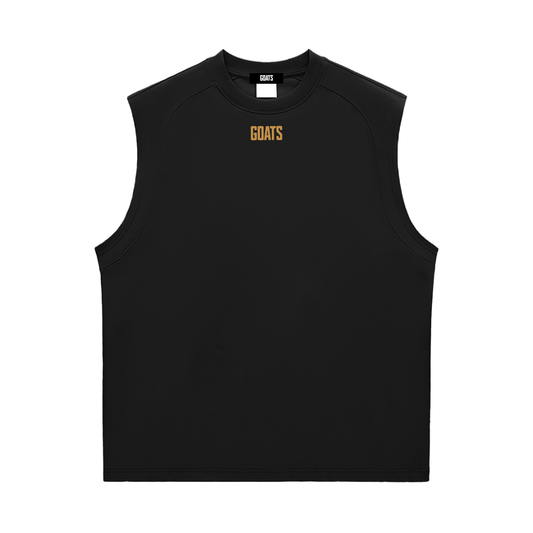 Gold Logo Quick-Dry Cooling Tank Top