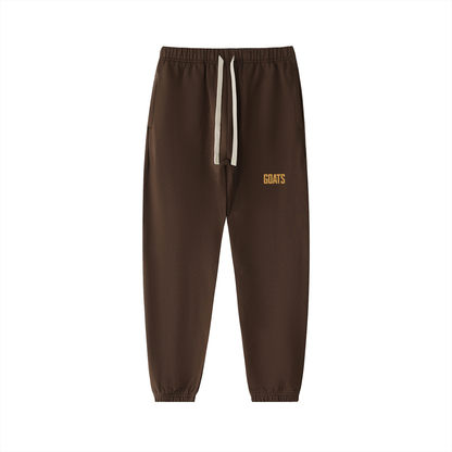 Gold Logo Heavyweight Cotton Sweatpants
